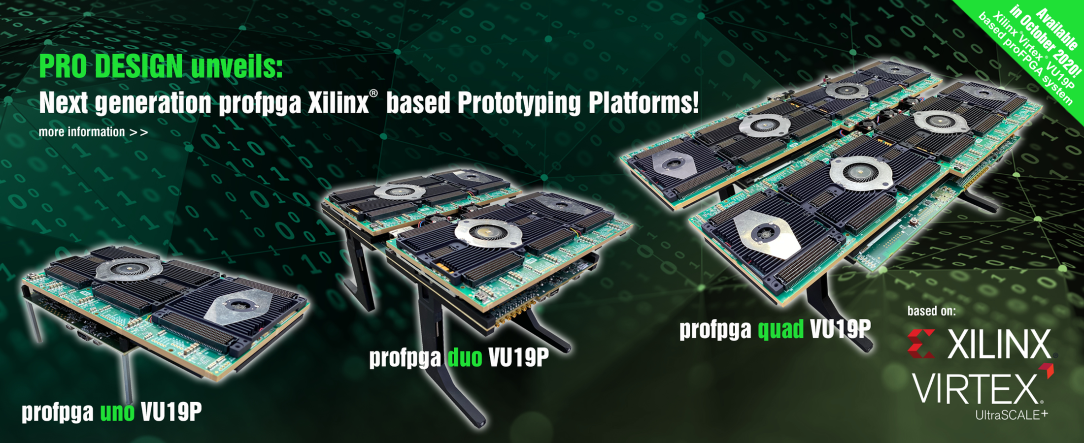 FPGA Prototyping, Virtex UltraScale+ 19P, Xilinix XCVU19P, 